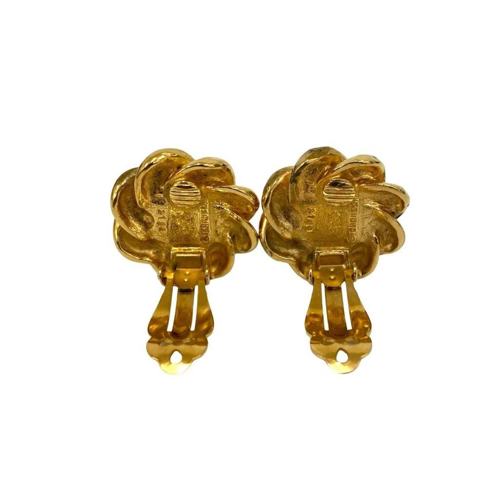 CHANEL Red Logo Earrings - Picture 5 of 5